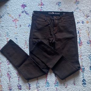 Copper colored mid rise jeans from Anthropology size 27